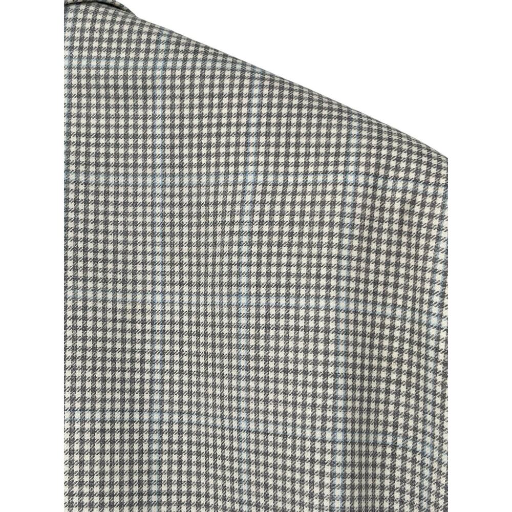 Peter Millar Sport Coat Blazer Houndstooth Windowpane Check Wool Size 42T - Picture 8 of 15